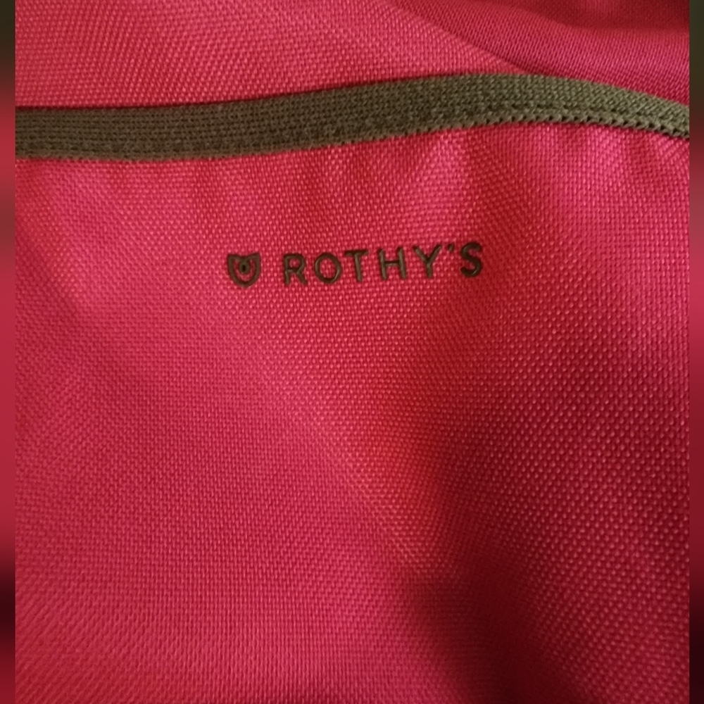 Rothy's Pink and Olive Tote Bag - Picture 4 of 11